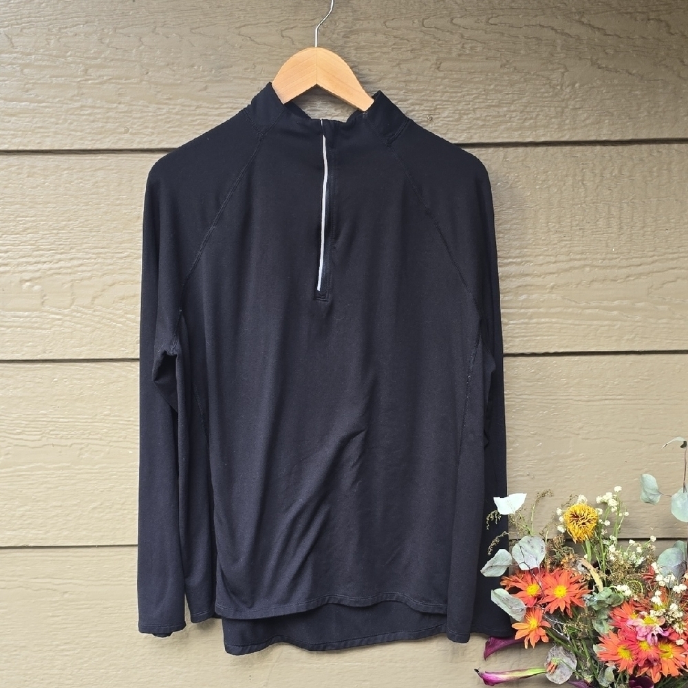 Old Navy Active Go Dry Black Quarter Zip Pullover 2X